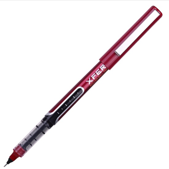 得力 S657 直液式 中性笔 0.5mm 红色