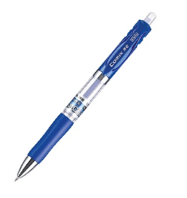 齐心K3511按键式 中性笔 0.5mm 蓝色