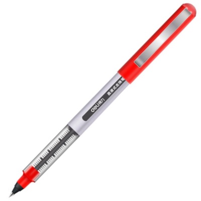 得力 S656 直液式 中性笔 0.5mm 红色