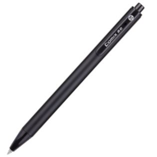 齐心 GP123 按键式 速干型 书写顺滑 中性笔 0.5mm 黑色