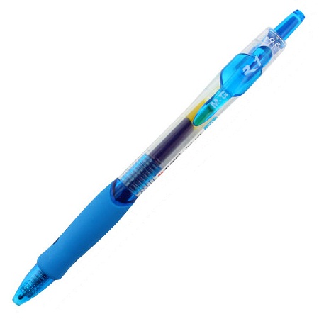 晨光GP-1008按键式中性笔 0.5mm 蓝色