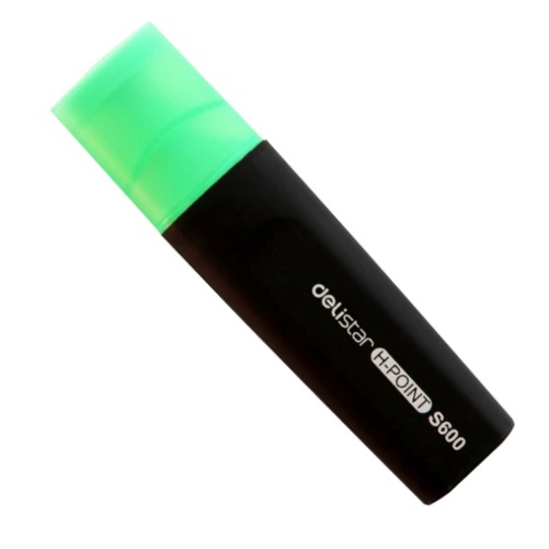 得力 S600 单头 醒目系列 荧光笔 绿色