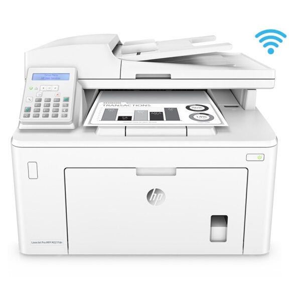 惠普（HP）M227fdn 黑白激光一体机 A4 四合一（打印 复印 扫描 传真）无线打印 网络打印 自动双面打印