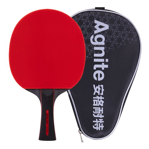 安格耐特 F2315 横拍 竞赛级 乒乓球拍 七层阿尤斯木 单只装 赠球拍袋