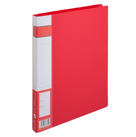 齐心 A605 标准厚型 双强力夹 文件夹 红色