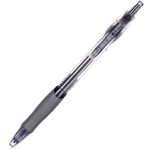 齐心 GP108 按键式 速干型 中性笔 0.5mm 黑色