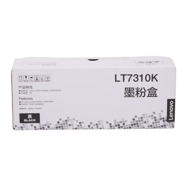 联想LT7310K黑色原装墨粉盒（适用CM7310DNW、CM7810DXF）