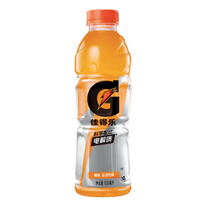 佳得乐 补充电解质 果味运动饮料 橙味 600ml