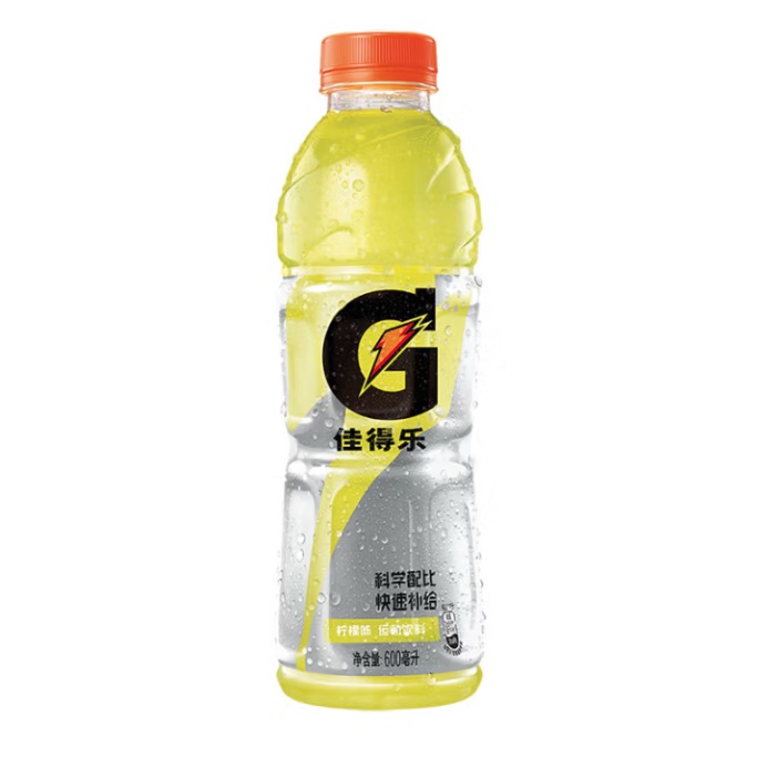 佳得乐 补充电解质 果味运动饮料 柠檬 600ml