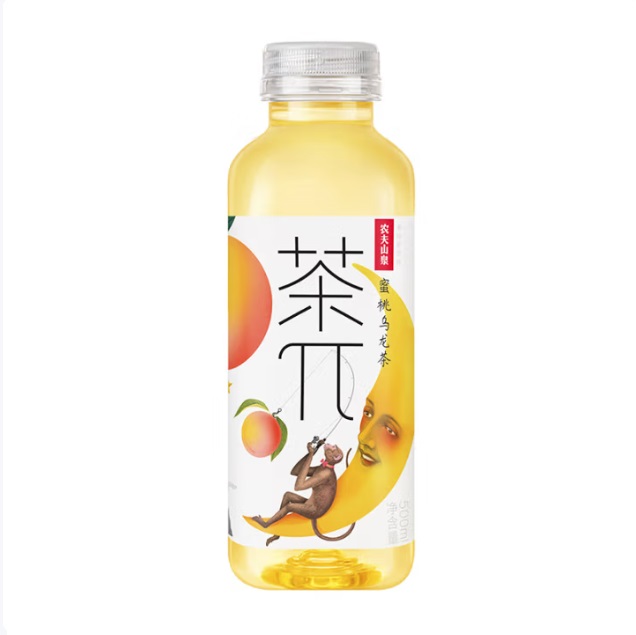 农夫山泉 茶π 果味茶饮品 蜜桃乌龙味 500ml