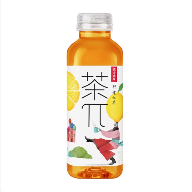 农夫山泉 茶π 果味茶饮品 柠檬红茶味 500ml