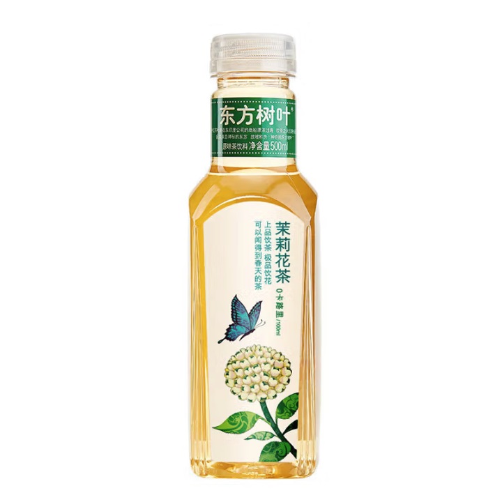 农夫山泉 东方树叶 零糖零脂零卡 茶饮 茉莉花茶 500ml