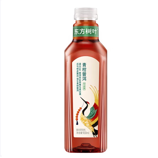 农夫山泉 东方树叶 零糖零脂零卡 茶饮 青柑普洱 900ml