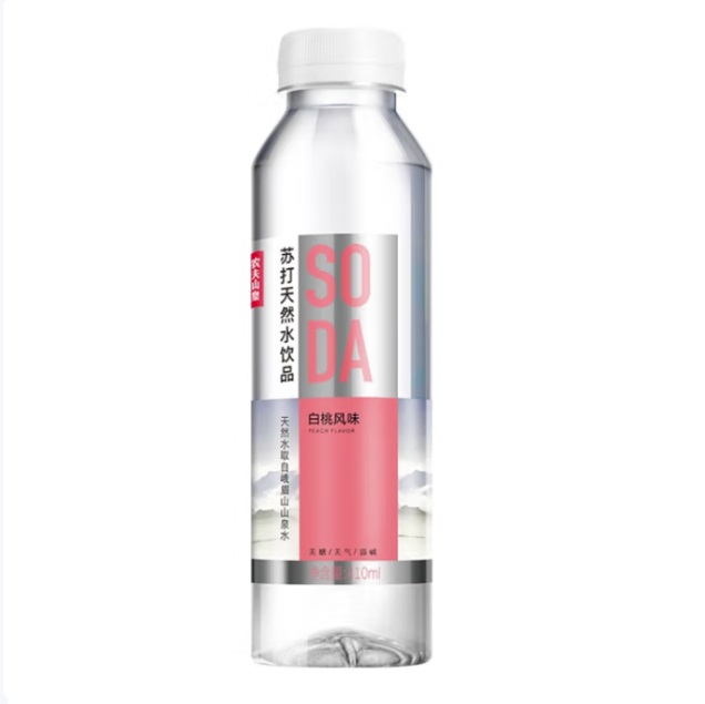 农夫山泉 无汽无糖 苏打水 白桃风味 410ml