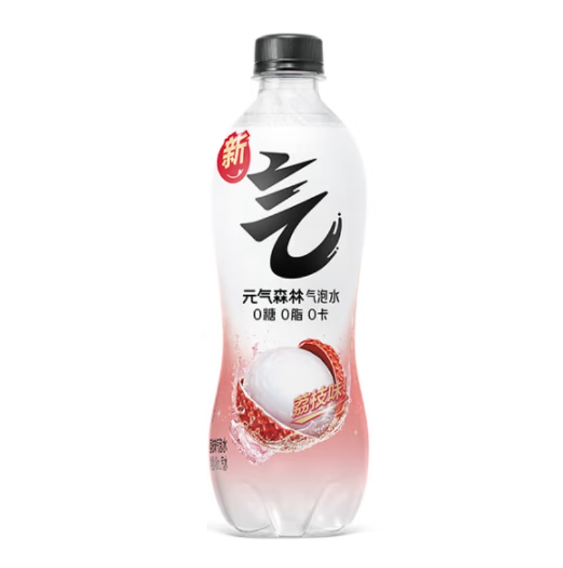 元气森林 0糖0脂0卡 气泡水 白桃味 480ml